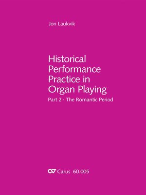 cover image of Historical Performance Practice in Organ Playing